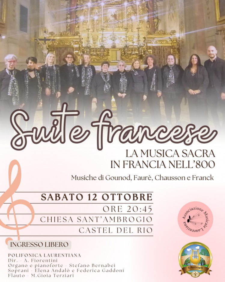 CASTEL DEL RIO IN MUSICA con la Suite francese della Polifonica Laurentiana